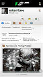 Mobile Screenshot of mikeshkaos.deviantart.com