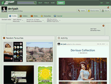 Tablet Screenshot of deviyash.deviantart.com