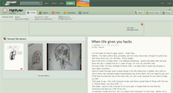 Desktop Screenshot of highryder.deviantart.com