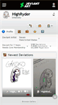 Mobile Screenshot of highryder.deviantart.com