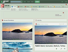 Tablet Screenshot of nerval.deviantart.com