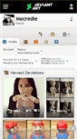 Mobile Screenshot of mecredie.deviantart.com