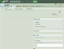 Tablet Screenshot of ev149.deviantart.com