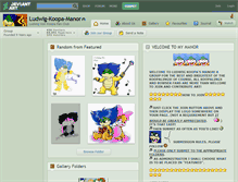 Tablet Screenshot of ludwig-koopa-manor.deviantart.com