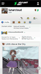 Mobile Screenshot of lunarcloud.deviantart.com