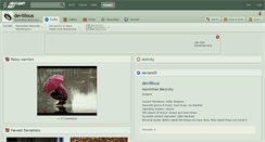 Desktop Screenshot of devillious.deviantart.com