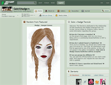 Tablet Screenshot of galexmadge.deviantart.com