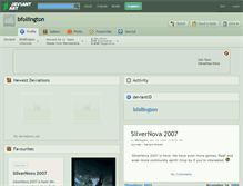 Tablet Screenshot of bfollington.deviantart.com