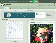 Tablet Screenshot of akbfleming.deviantart.com