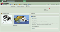 Desktop Screenshot of dummaloop.deviantart.com