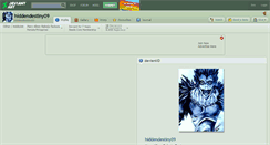 Desktop Screenshot of hiddendestiny09.deviantart.com