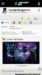 Mobile Screenshot of cynderdragon16.deviantart.com