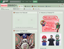 Tablet Screenshot of nintendo-fc.deviantart.com