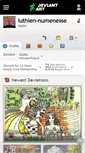 Mobile Screenshot of luthien-numenesse.deviantart.com