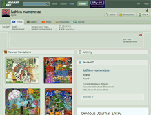 Tablet Screenshot of luthien-numenesse.deviantart.com