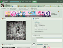 Tablet Screenshot of anticuus.deviantart.com