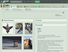 Tablet Screenshot of cablu.deviantart.com