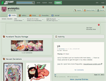 Tablet Screenshot of anxiolytics.deviantart.com