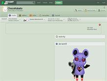 Tablet Screenshot of chocokobato.deviantart.com