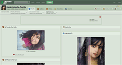 Desktop Screenshot of mademoiselle-5oo5a.deviantart.com