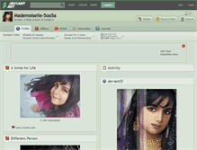 Tablet Screenshot of mademoiselle-5oo5a.deviantart.com