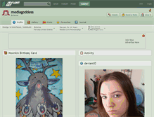 Tablet Screenshot of mediagoddess.deviantart.com