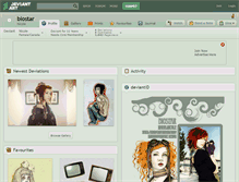 Tablet Screenshot of biostar.deviantart.com