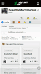 Mobile Screenshot of beautifulstormmunroe.deviantart.com