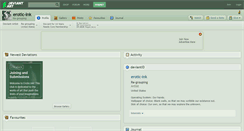 Desktop Screenshot of erotic-ink.deviantart.com
