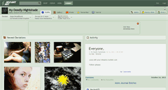 Desktop Screenshot of my-deadly-nightshade.deviantart.com