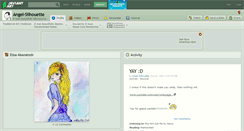 Desktop Screenshot of angel-silhouette.deviantart.com