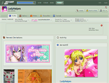 Tablet Screenshot of ladynaipes.deviantart.com