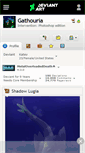 Mobile Screenshot of gathouria.deviantart.com