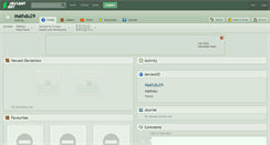 Desktop Screenshot of mathdu29.deviantart.com
