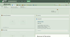 Desktop Screenshot of demon-eyes.deviantart.com
