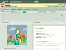 Tablet Screenshot of nandaio.deviantart.com