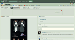 Desktop Screenshot of chokutsuki.deviantart.com