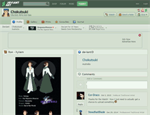 Tablet Screenshot of chokutsuki.deviantart.com