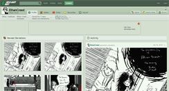 Desktop Screenshot of ethancreed.deviantart.com