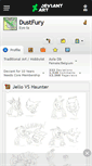 Mobile Screenshot of dustfury.deviantart.com
