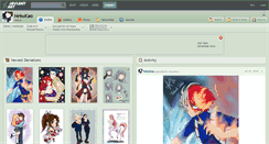 Desktop Screenshot of nekokao.deviantart.com
