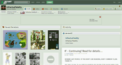 Desktop Screenshot of infractusfatality.deviantart.com