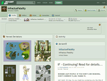 Tablet Screenshot of infractusfatality.deviantart.com