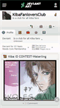 Mobile Screenshot of kibafanloversclub.deviantart.com