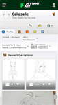 Mobile Screenshot of cakesalie.deviantart.com