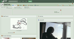Desktop Screenshot of dead-trust.deviantart.com