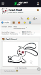 Mobile Screenshot of dead-trust.deviantart.com