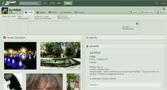 Desktop Screenshot of icy-witch.deviantart.com