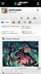 Mobile Screenshot of joelhustak.deviantart.com