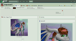 Desktop Screenshot of dragondude97.deviantart.com
